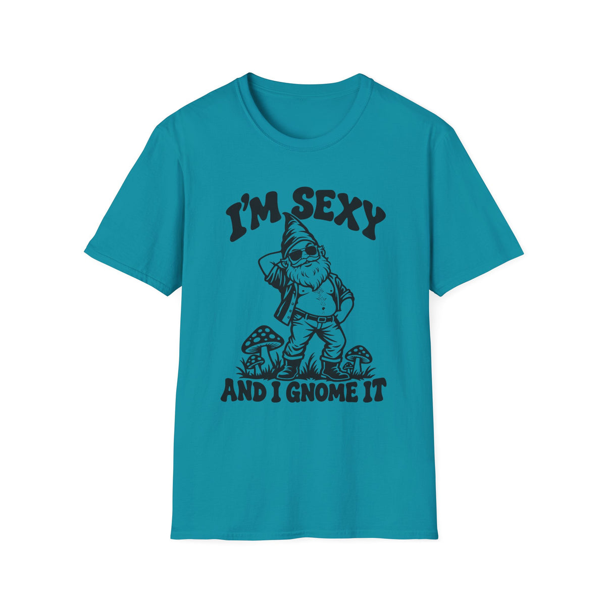 I'm Sexy and I Gnome It Gildan 64000 T-Shirt -- Funny Garden Gnome T-Shirt