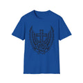 Angel Wings Cross & Rose Gildan 64000 T-Shirt | The Design Vault