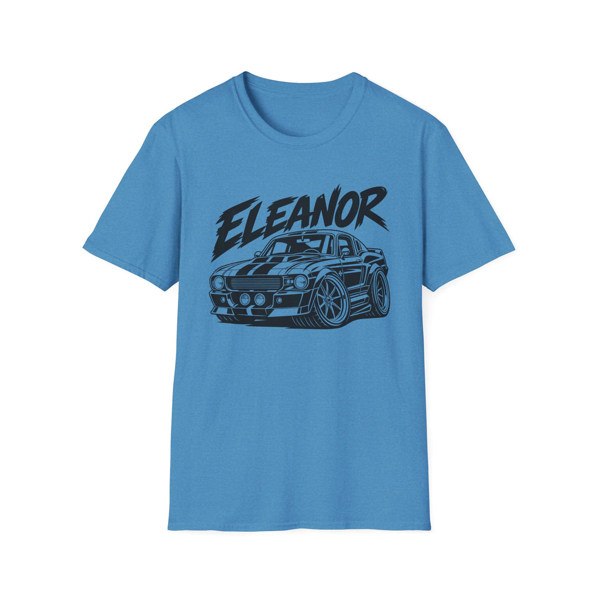 Eleanor Muscle Car Gildan 64000 T-Shirt | Classic Car Graphic Tee | The Design Vault