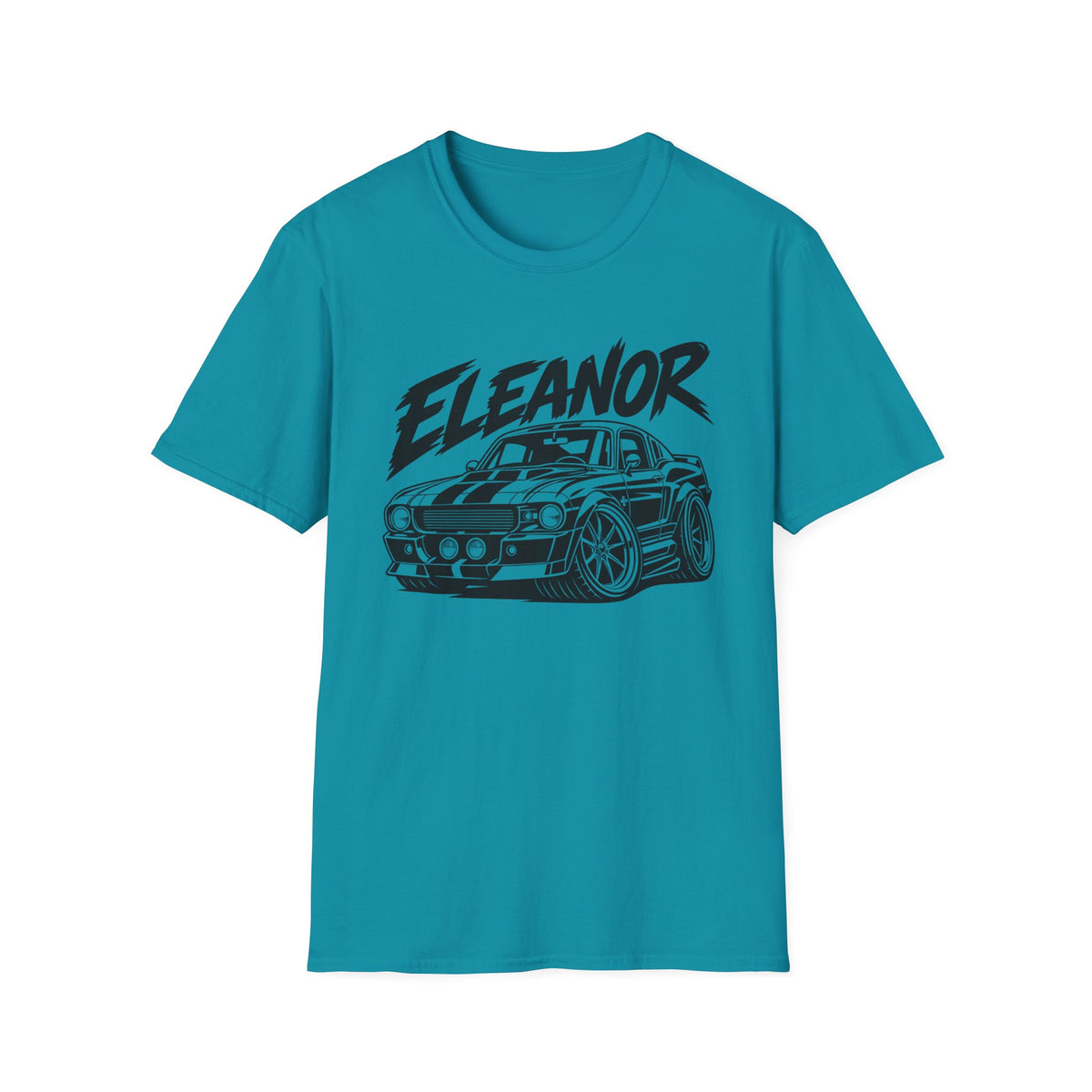 Eleanor Muscle Car Gildan 64000 T-Shirt | Classic Car Graphic Tee | The Design Vault