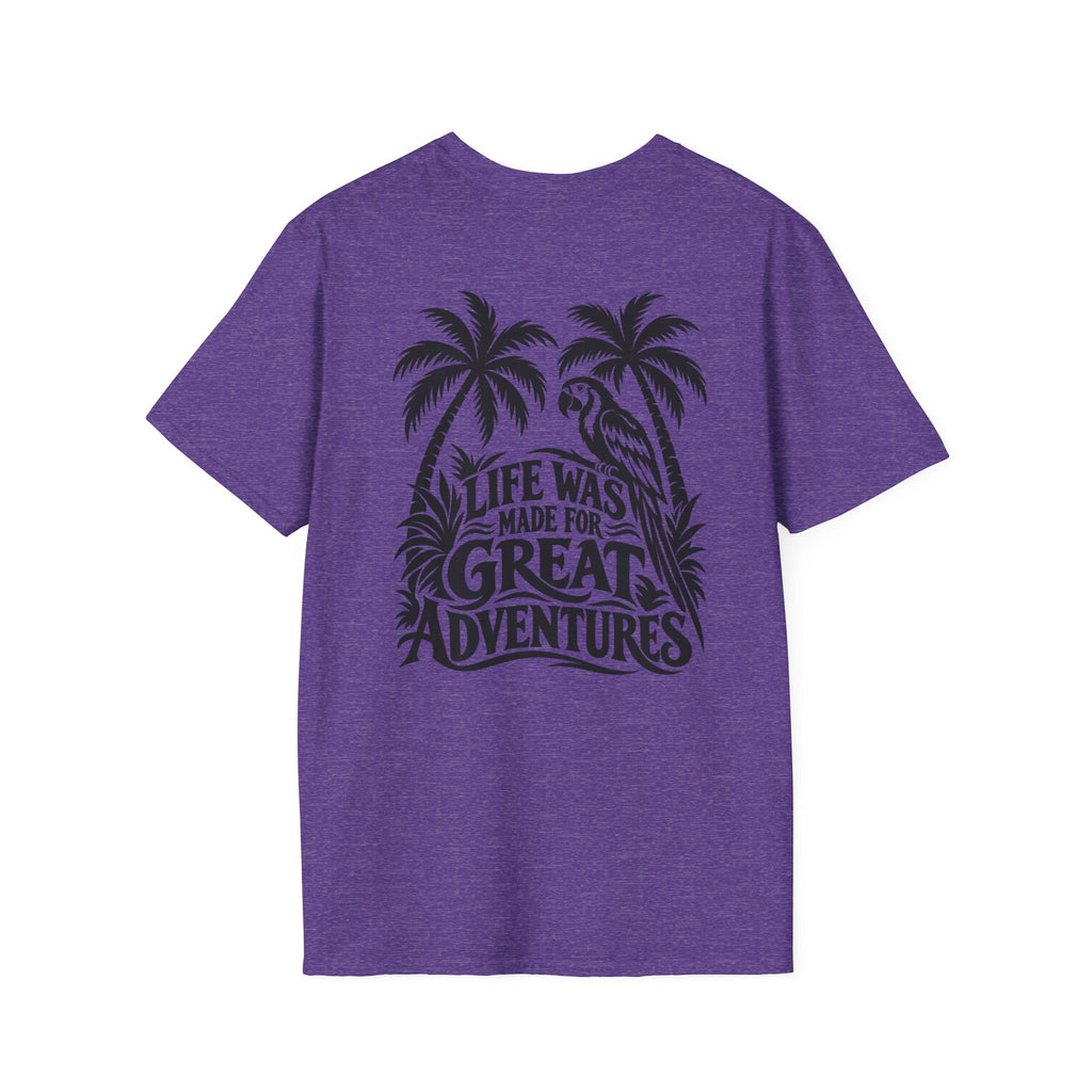 Life Was Made For Great Adventures Gildan 64000 T-Shirt