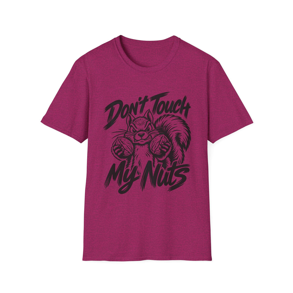 Don't Touch My Nuts Funny Squirrel T-Shirt | The Design Vault