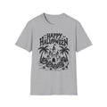 Happy Halloween Beach Gildan 64000 T-Shirt | Tropical Pumpkin Design | The Design Vault