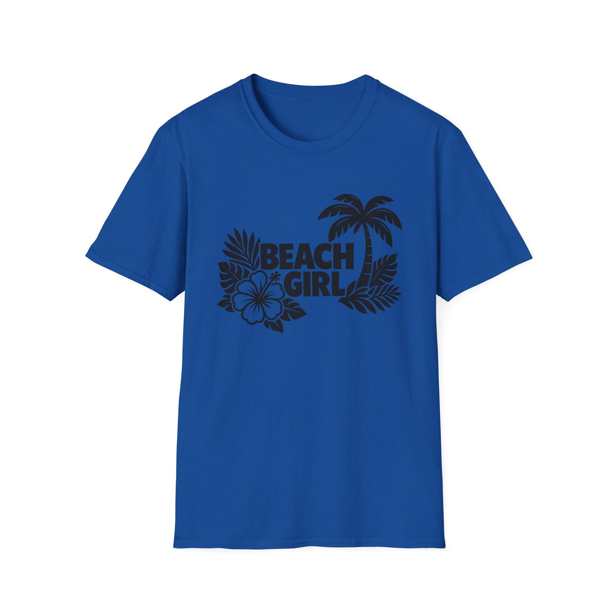 Beach Girl 2 Palm Tree Floral T-Shirt