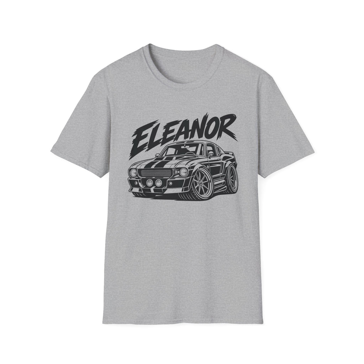 Eleanor Muscle Car Gildan 64000 T-Shirt | Classic Car Graphic Tee | The Design Vault
