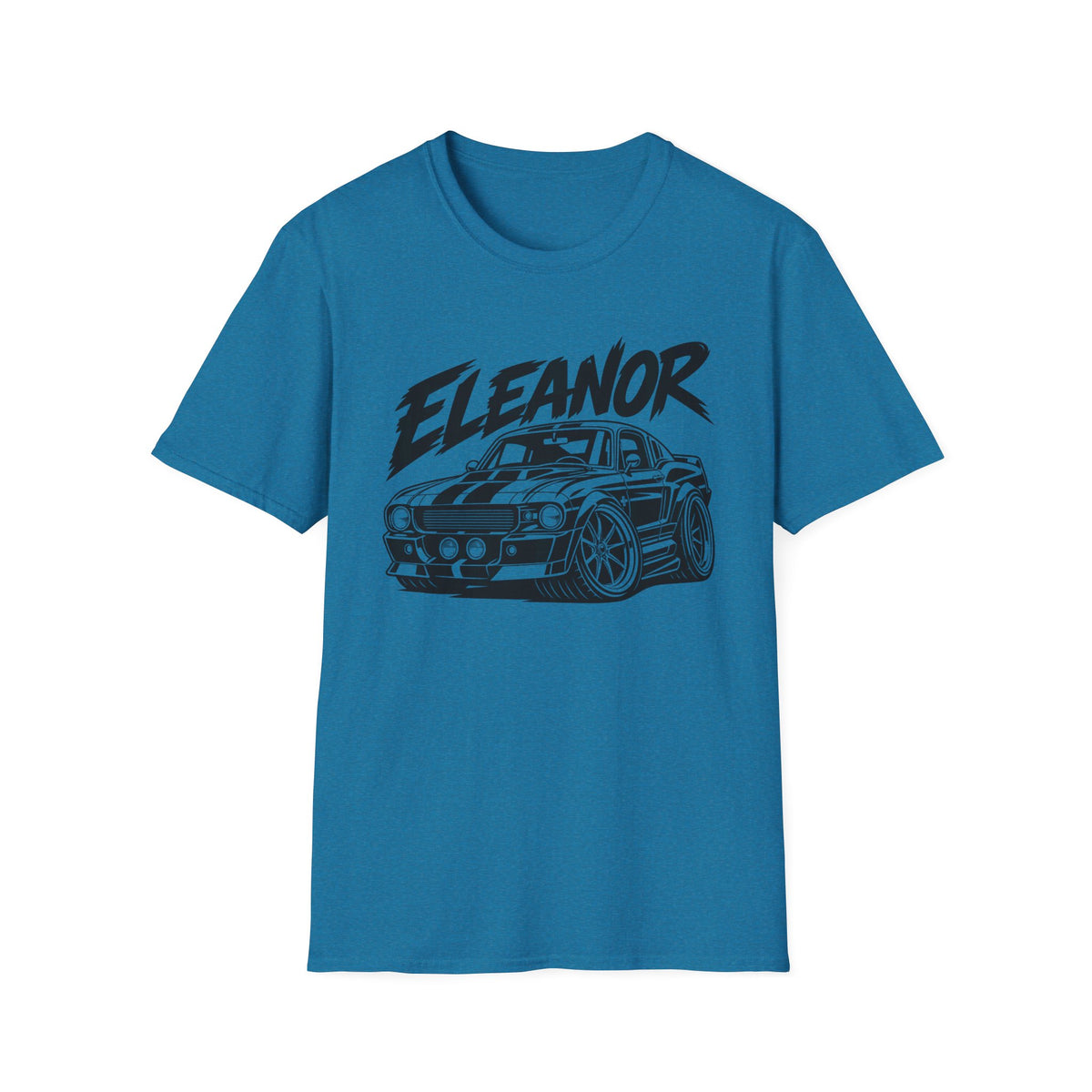 Eleanor Muscle Car Gildan 64000 T-Shirt | Classic Car Graphic Tee | The Design Vault