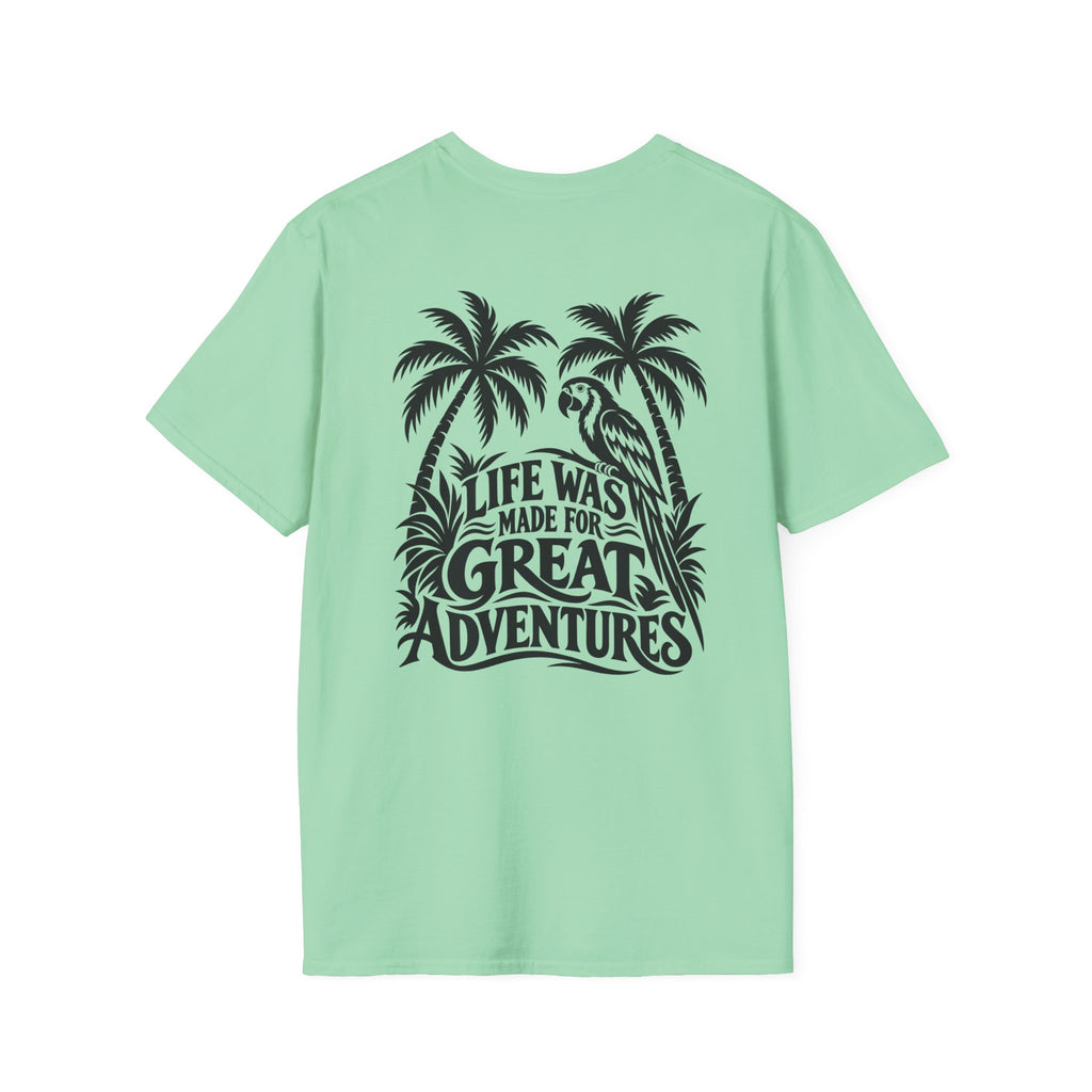 Life Was Made For Great Adventures Gildan 64000 T-Shirt