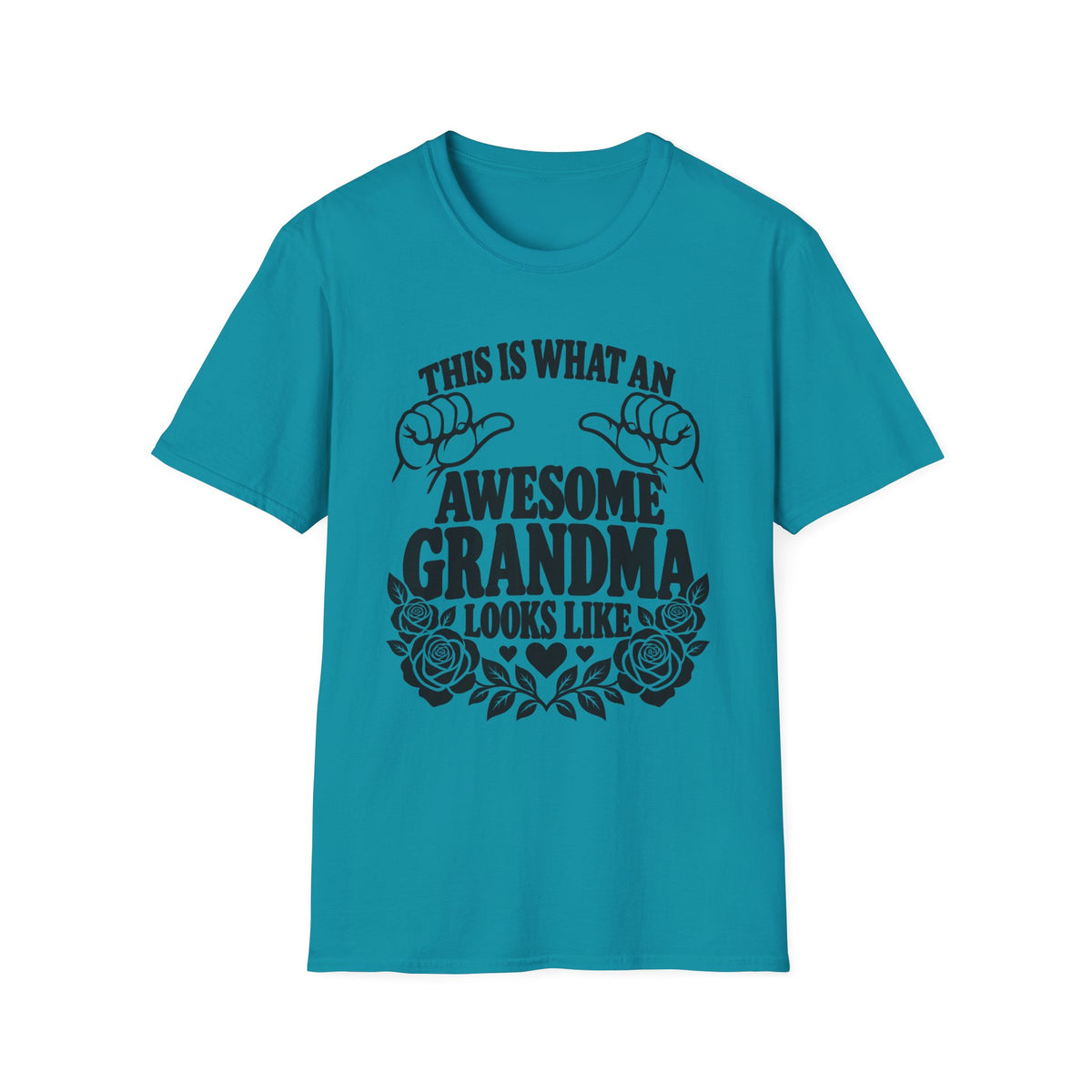 This Is What an Awesome Grandma Looks Like Gildan 64000 T-Shirt | The Design Vault