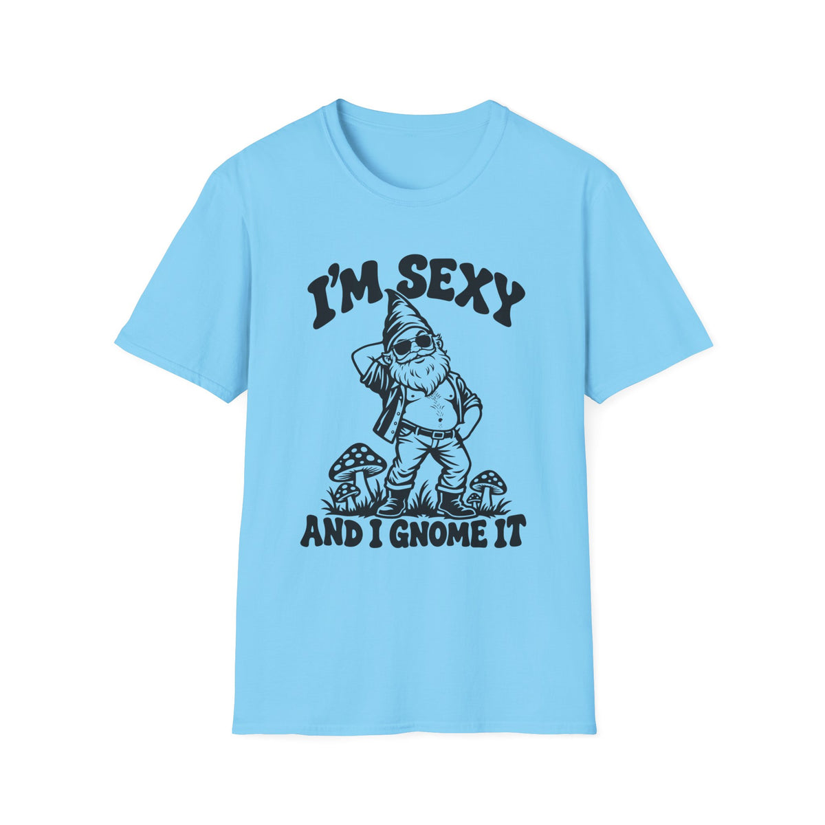 I'm Sexy and I Gnome It Gildan 64000 T-Shirt -- Funny Garden Gnome T-Shirt