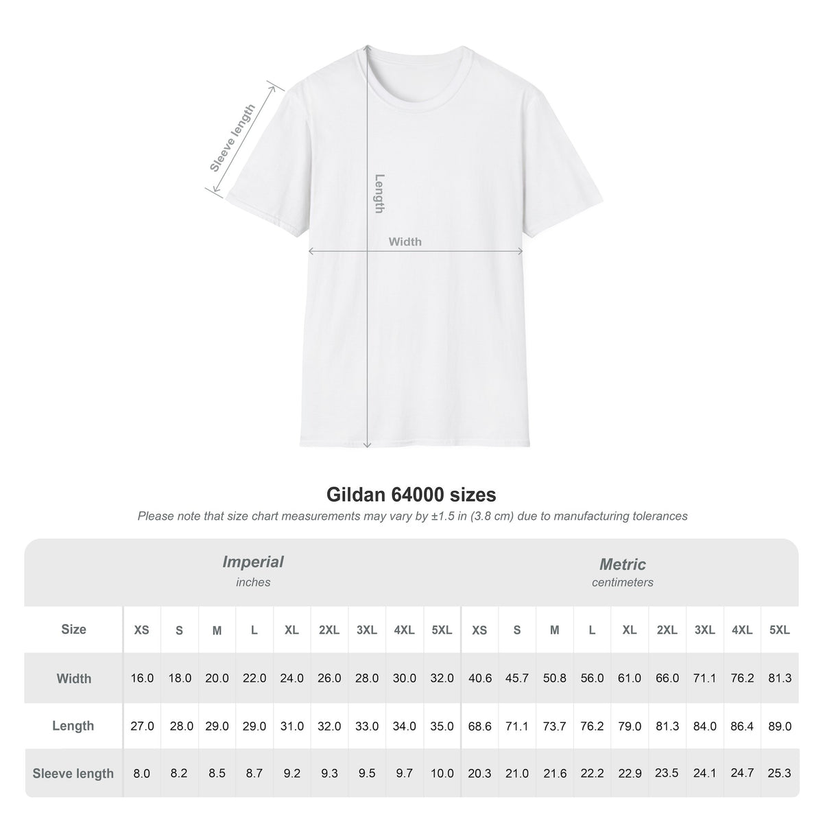 Hearts And Butterflies Gildan 64000 T-Shirt — Rainbow Butterflies Graphic Tee