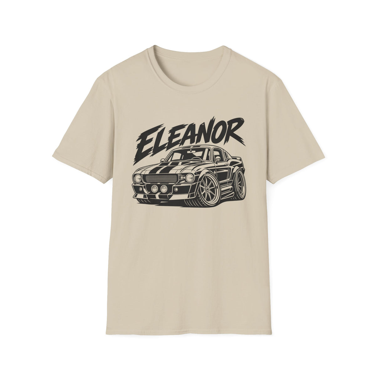 Eleanor Muscle Car Gildan 64000 T-Shirt | Classic Car Graphic Tee | The Design Vault