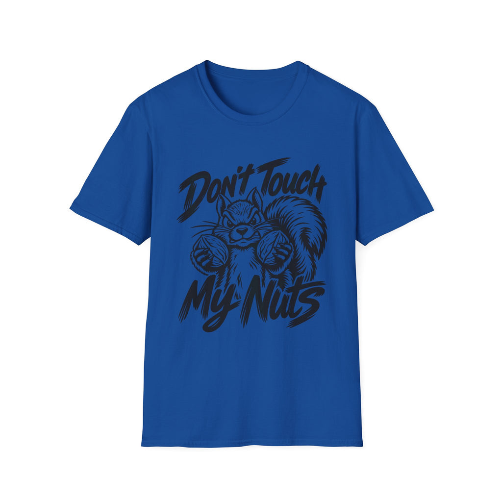 Don't Touch My Nuts Funny Squirrel T-Shirt | The Design Vault