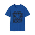 It's Always Happy Hour at the Beach Gildan 64000 T-Shirt 1 | The Design Vault