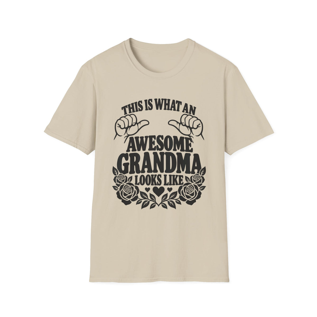 This Is What an Awesome Grandma Looks Like Gildan 64000 T-Shirt | The Design Vault