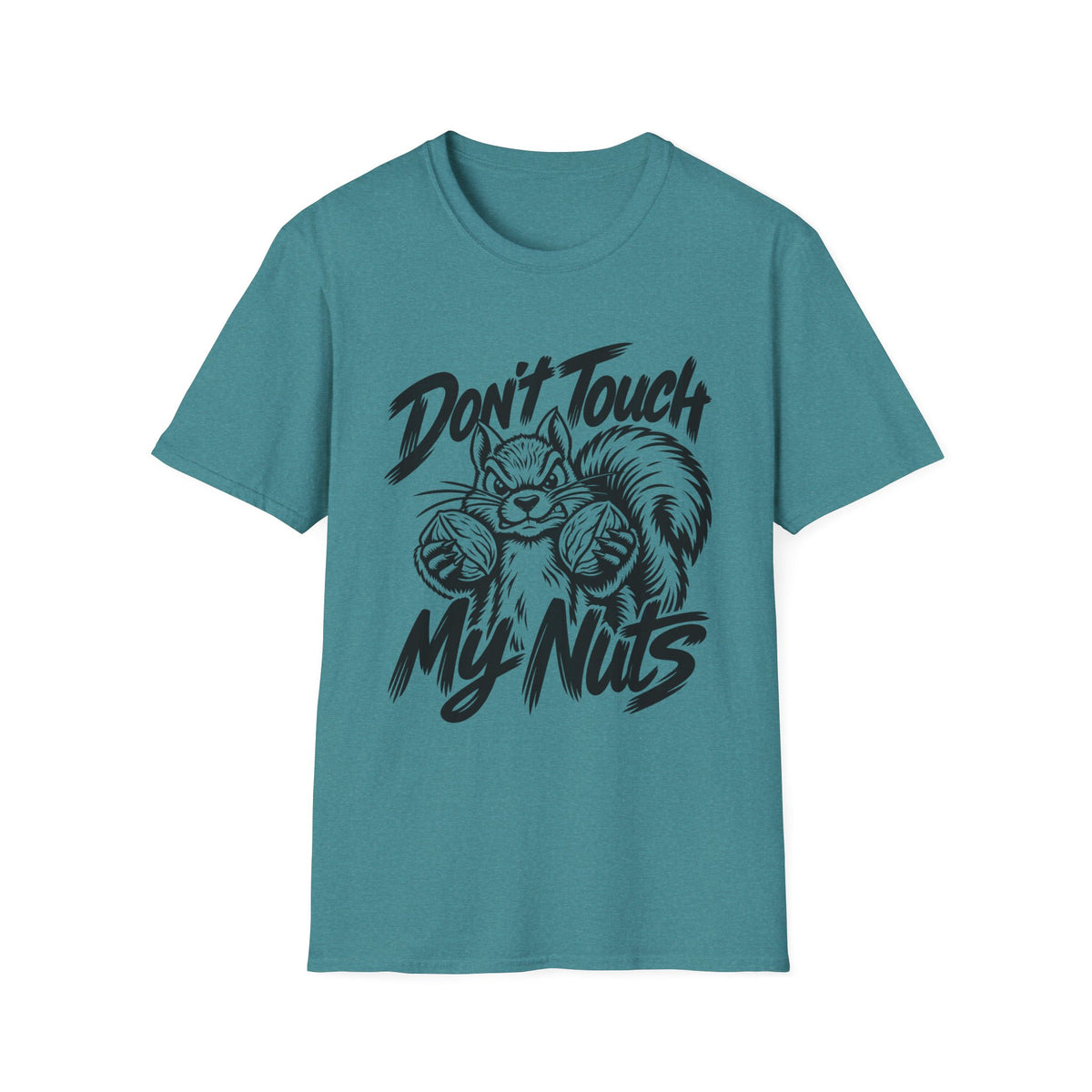 Don't Touch My Nuts Funny Squirrel T-Shirt | The Design Vault