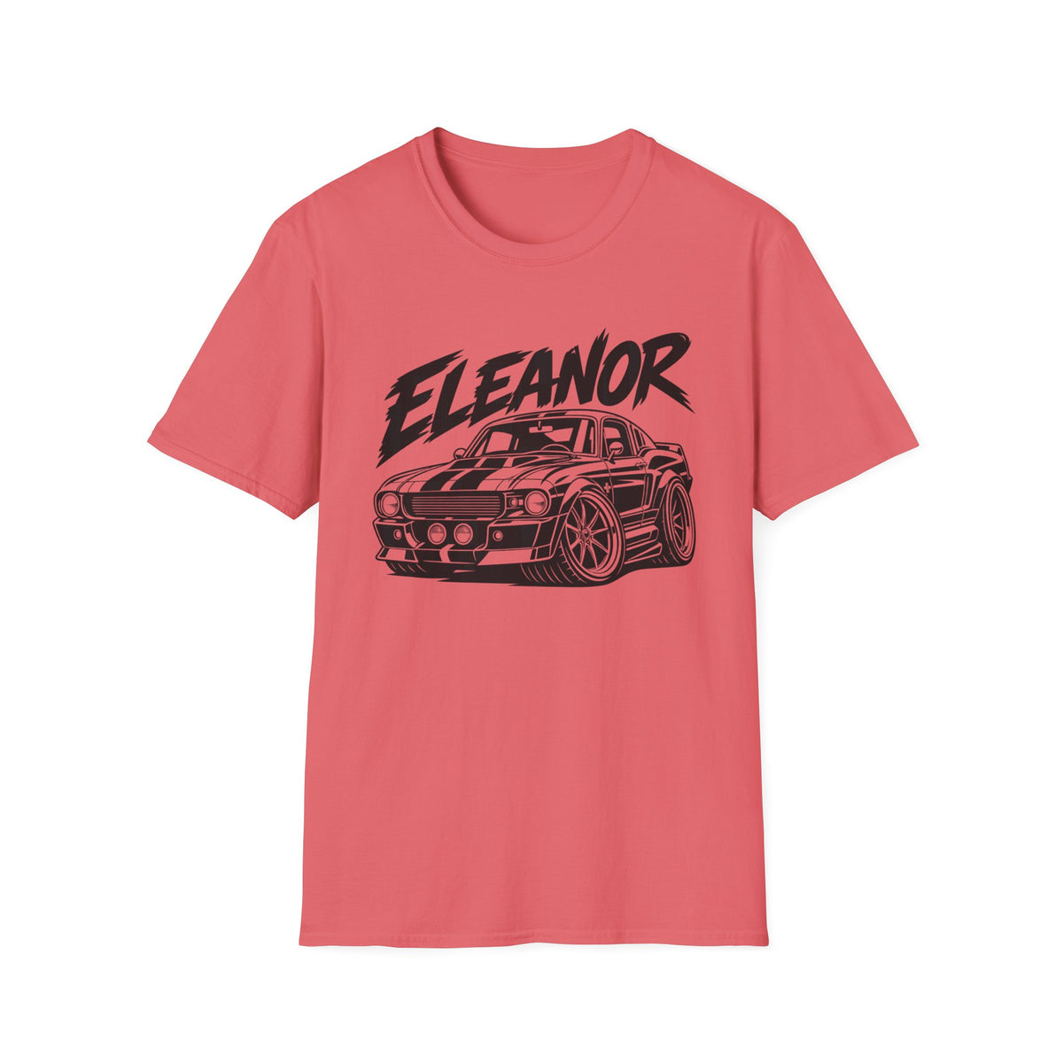 Eleanor Muscle Car Gildan 64000 T-Shirt | Classic Car Graphic Tee | The Design Vault