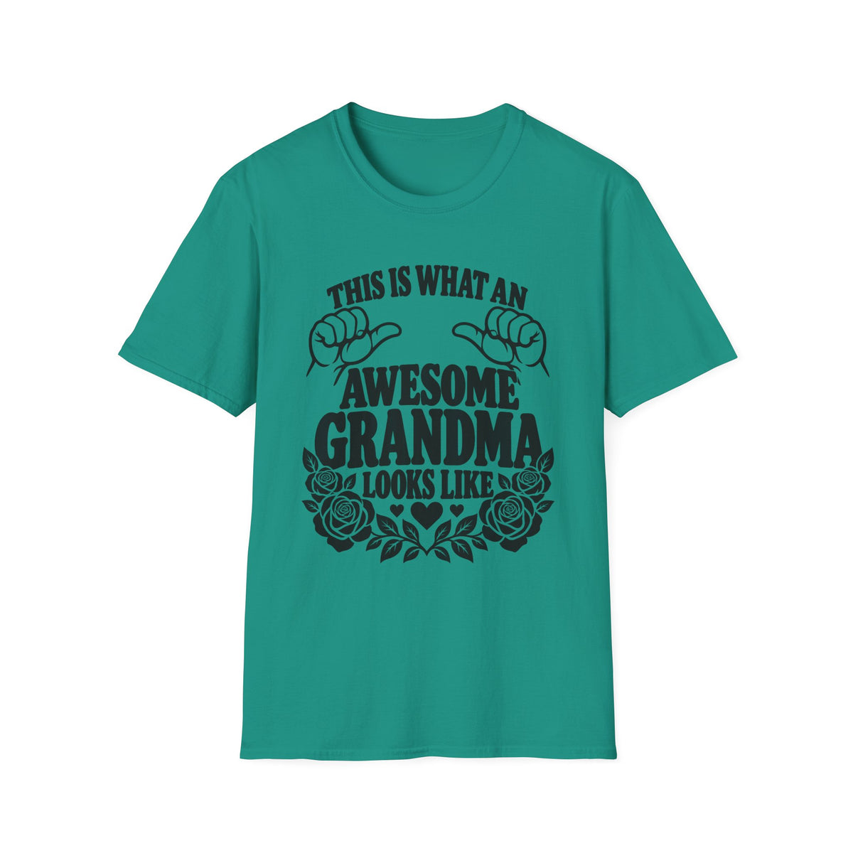 This Is What an Awesome Grandma Looks Like Gildan 64000 T-Shirt | The Design Vault