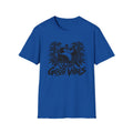 Just Good Vibes Panda Gildan 64000 T-Shirt | Tropical Graphic Tee | The Design Vault