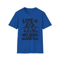 Love Is Wet Noses and Wagging Tails Gildan 64000 T-Shirt | The Design Vault