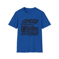 Speed Is In My Blood Gildan 64000 T-Shirt | Classic 55 Chevy | The Design Vault