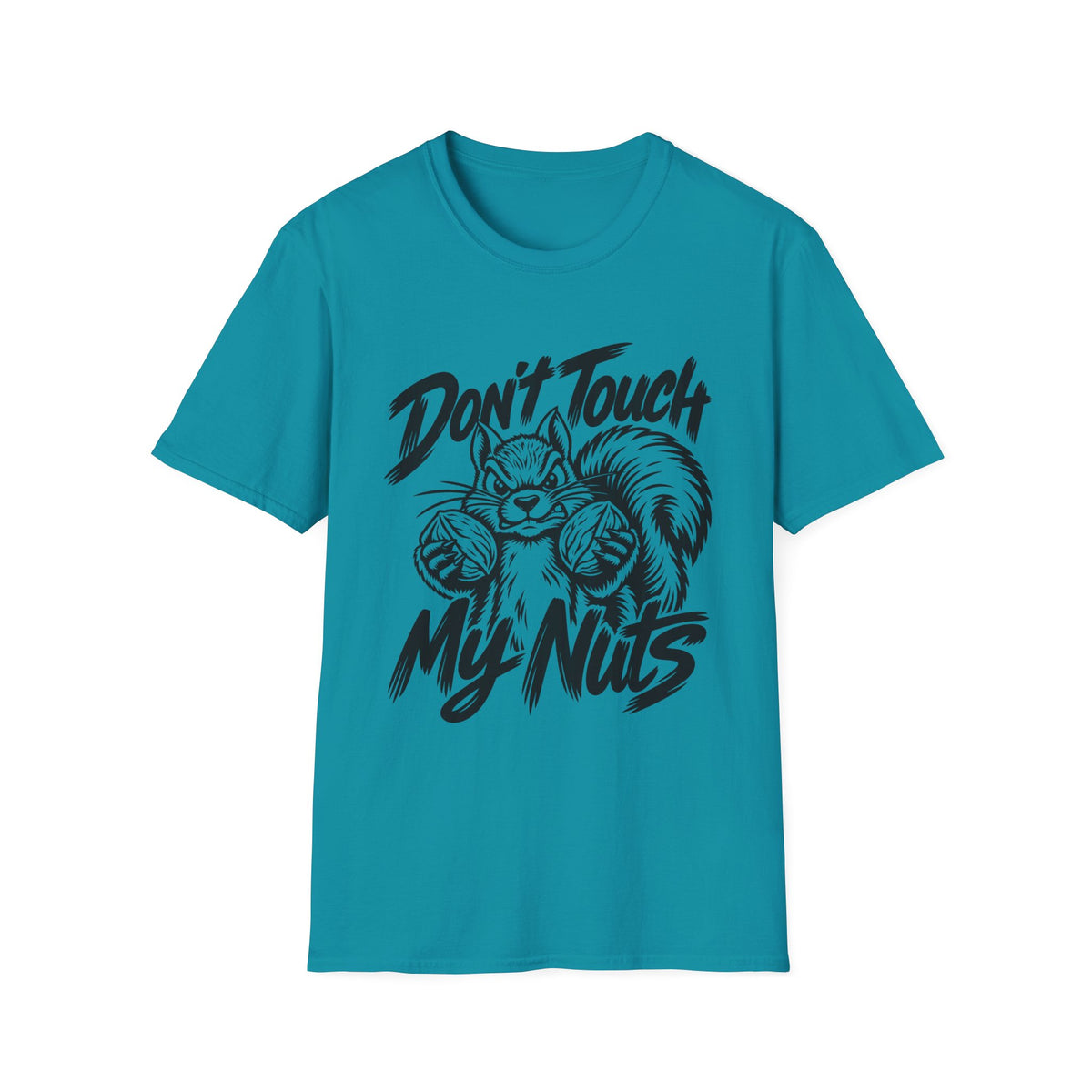 Don't Touch My Nuts Funny Squirrel T-Shirt | The Design Vault