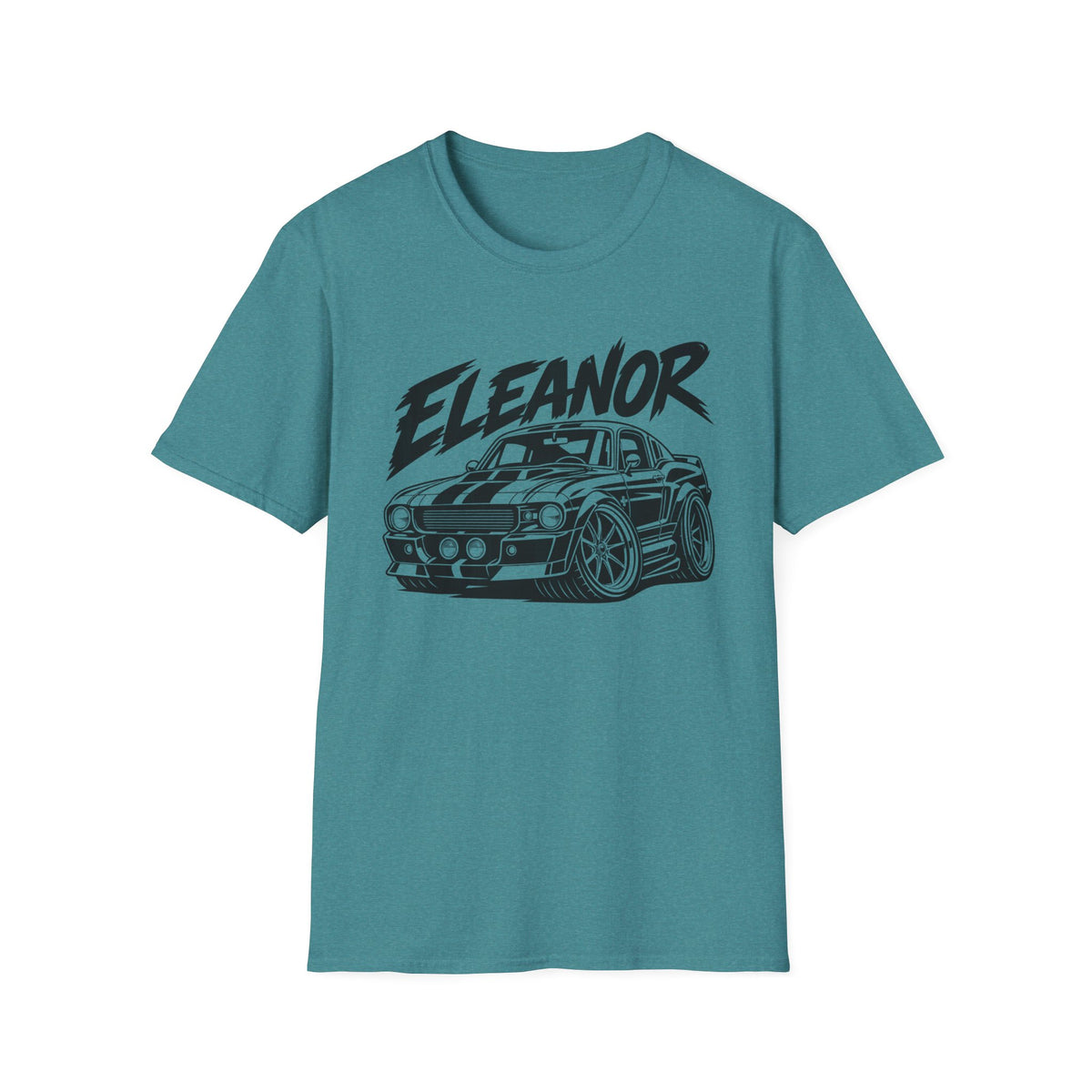 Eleanor Muscle Car Gildan 64000 T-Shirt | Classic Car Graphic Tee | The Design Vault