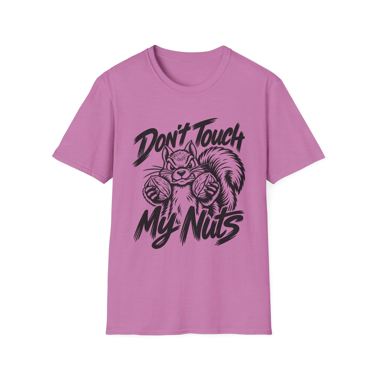 Don't Touch My Nuts Funny Squirrel T-Shirt | The Design Vault