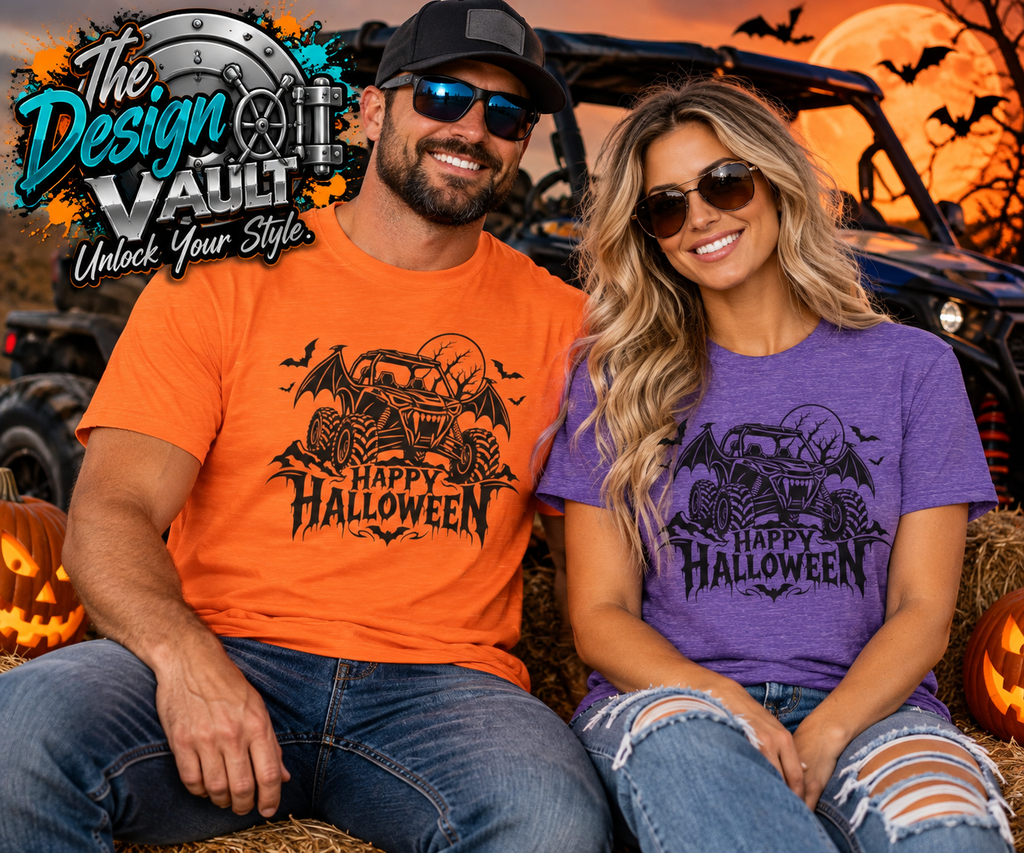 Happy Halloween UTV Gildan 64000 T-Shirt | Spooky Off-Road Shirt | The Design Vault