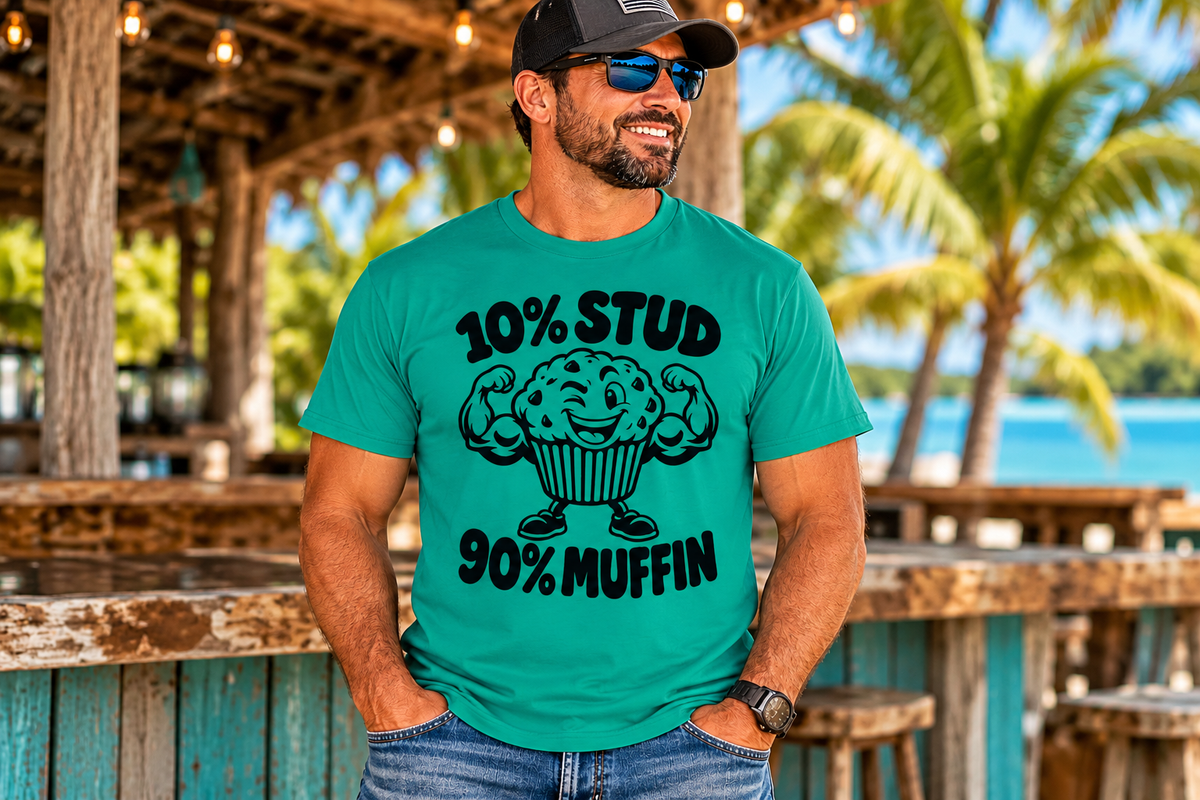 10% Stud 90% Muffin Gildan 64000 Graphic Tee